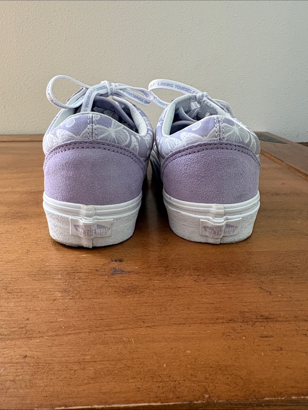 Vans Lavender Butterfly Old Skool Sneakers Size 10 - Picture 5 of 11